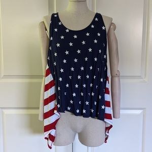 Guess American flag tank | Small